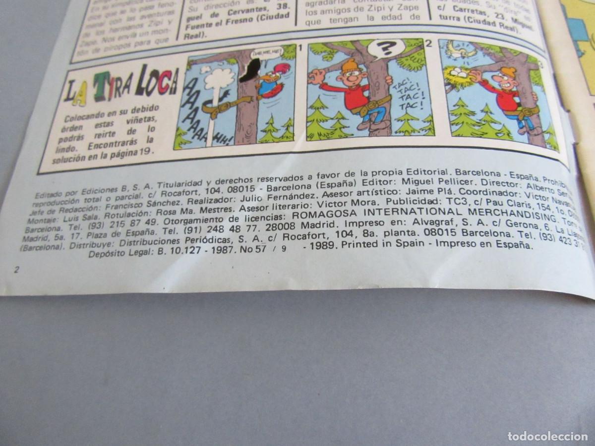 C&oacute;mics: Super Zipi y Zape. N&ordm; 57. 1989. Ediciones B. - Foto 2