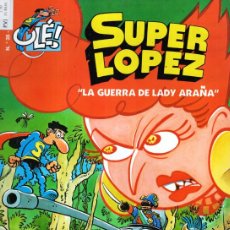 Fumetti: SUPER LOPEZ OLE Nº 35 LA GUERRA DE LADY ARAÑA (JAN) EDICIONES B - IMPECABLE