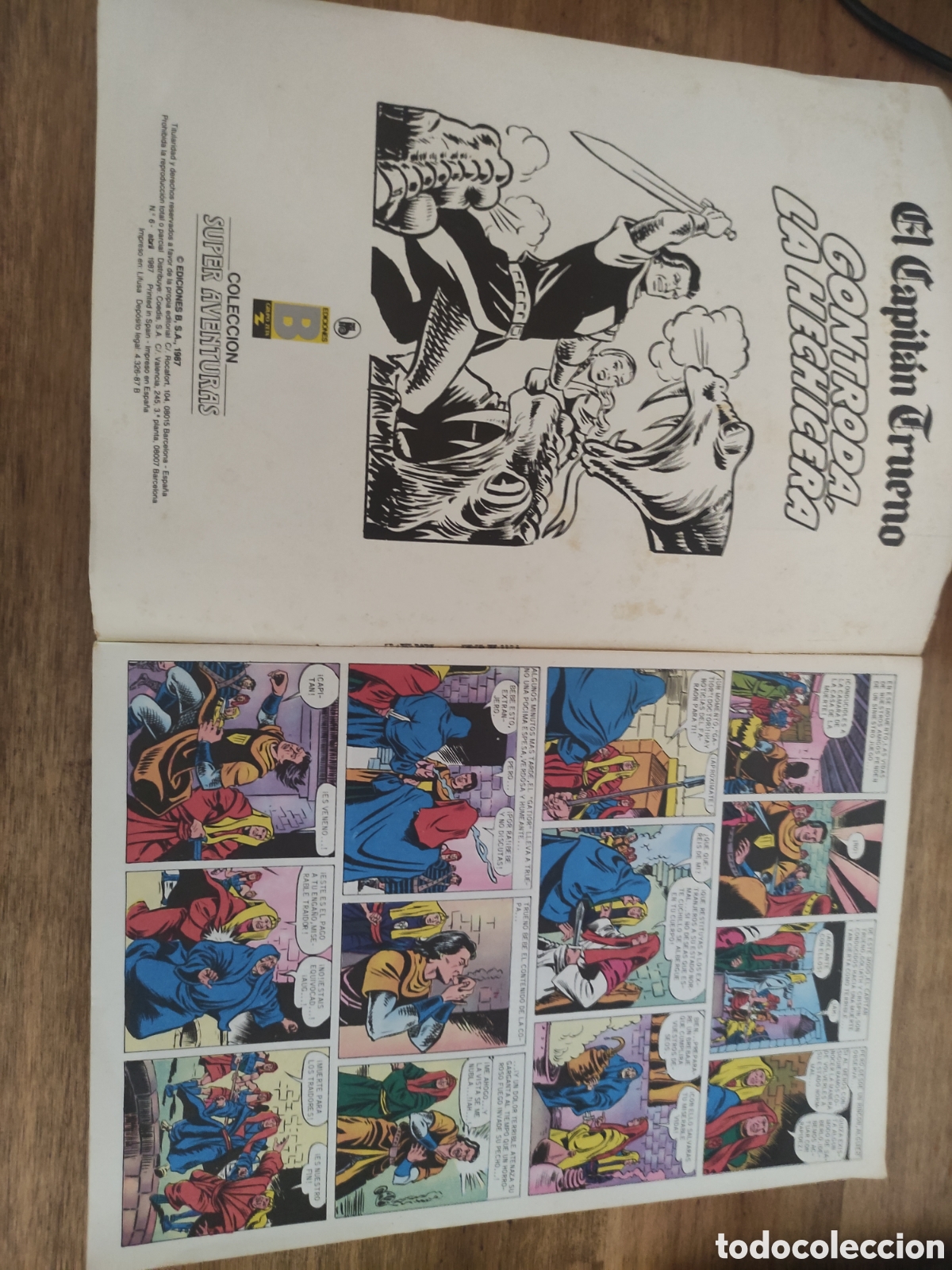 C&oacute;mics: EL CAPITAN TRUENO , N&deg; 6 A&Ntilde;O ,1987 - Foto 2