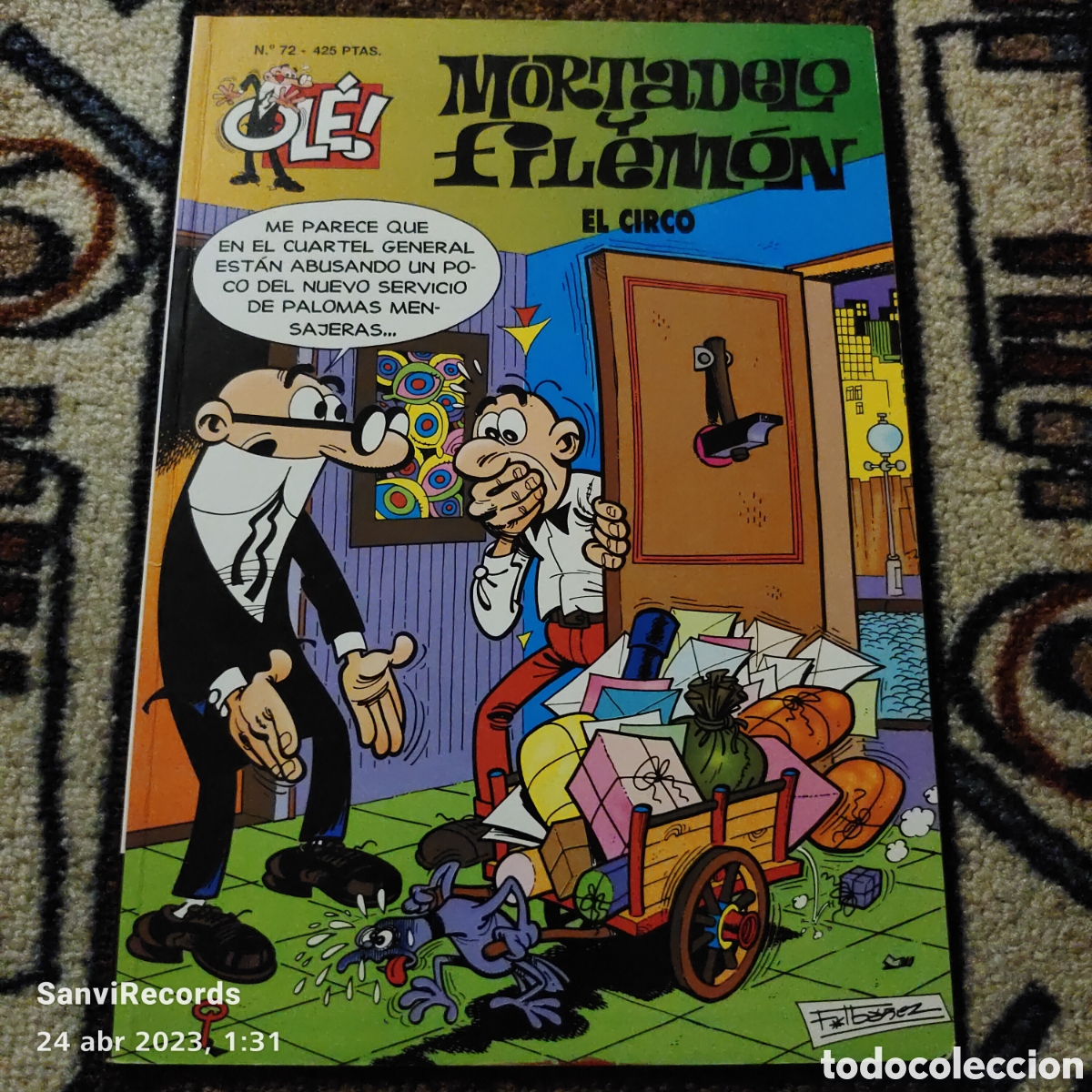 C&oacute;mics: COLECCI&Oacute;N OL&Eacute;! MORTADELO Y FILEM&Oacute;N N&deg; 72: EL CIRCO (ED. B) - Foto 1