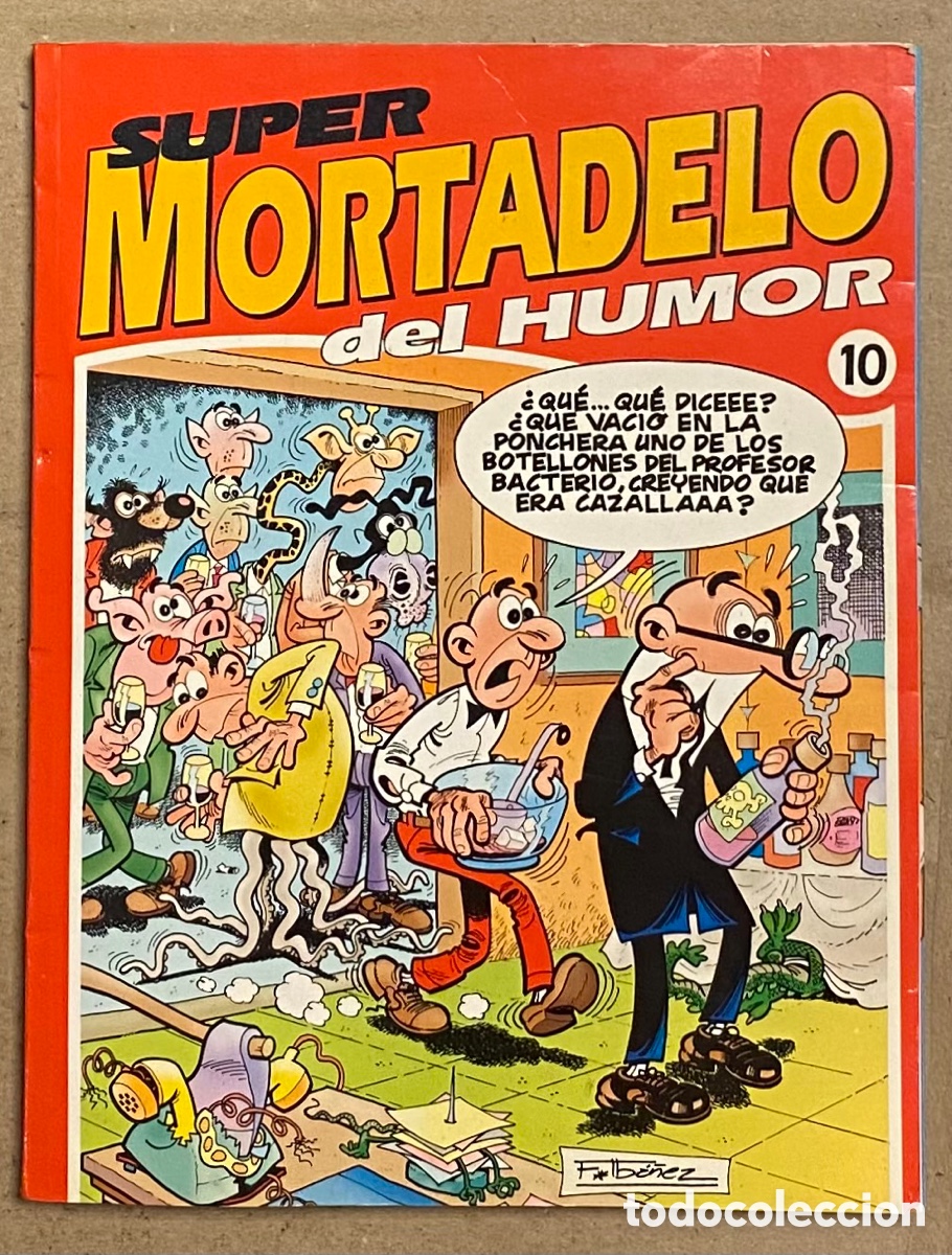 C&oacute;mics: SIPER MORTADELO DEL HUMOR N&deg; 10. EDICIONES B. - Foto 1