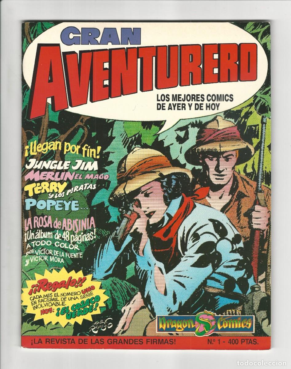 C&oacute;mics: Ediciones B. Gran aventurero. Dragon c&oacute;mics. 1. Conserva el regalo - Foto 1