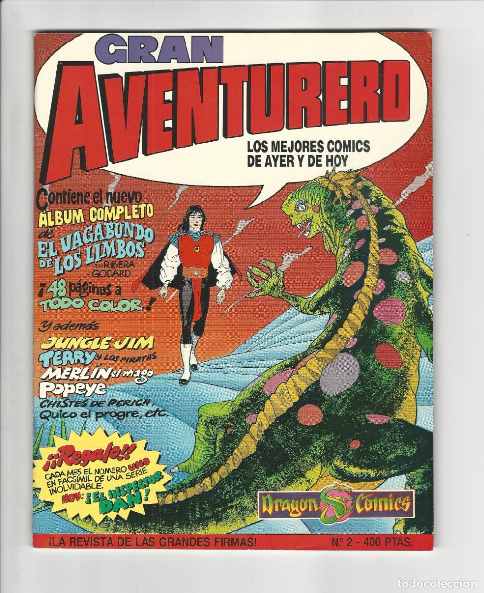C&oacute;mics: Ediciones B. Gran aventurero. Dragon c&oacute;mics. 2. Conserva el regalo. - Foto 1