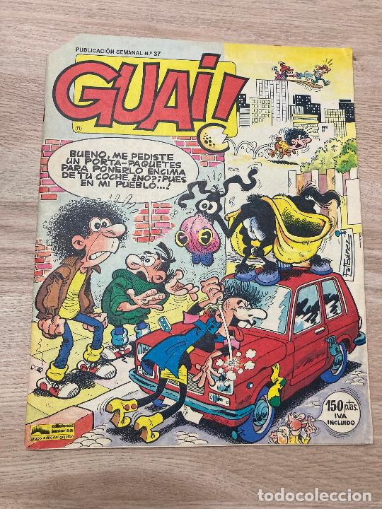 C&oacute;mics: REVISTA GUAI N&ordm; 37. JUNIOR / EDICIONES B 1987 - Foto 1