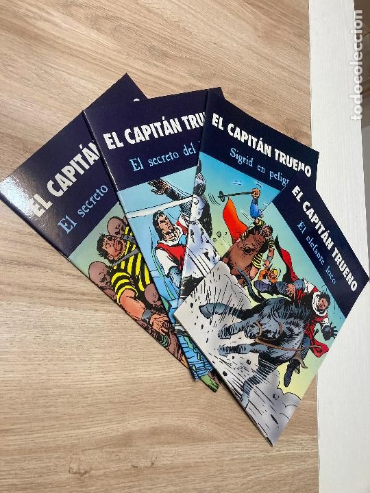 C&oacute;mics: 4 NUMEROS DE EL CAPITAN TRUENO PUBLICADOS EN SUPERCOMICS. EDICIONES B 2003 - Foto 1
