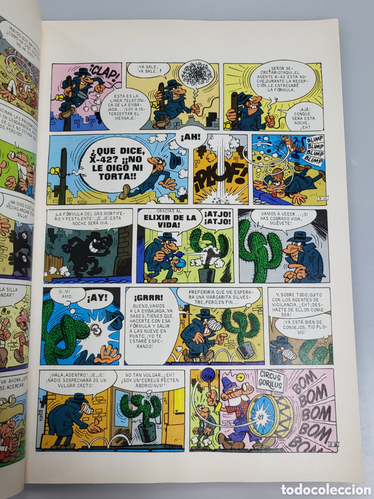 C&oacute;mics: MORTADELO Y FILEM&Oacute;N. OL&Eacute; N&ordm; 67. 1994.EL ELIXIR DE LA VIDA. PORTADA CON RELIEVE. EDICIONES B - Foto 3