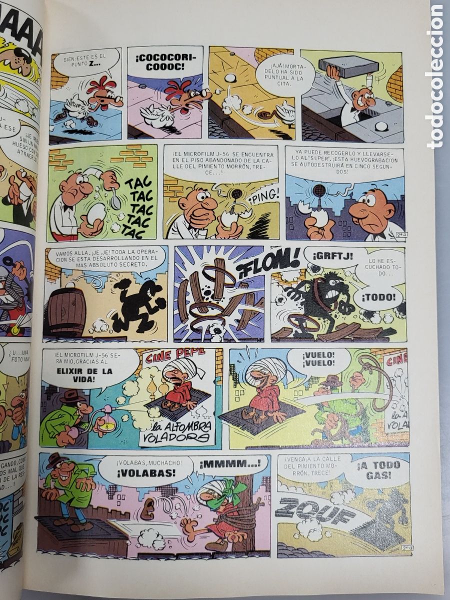 C&oacute;mics: MORTADELO Y FILEM&Oacute;N. OL&Eacute; N&ordm; 67. 1994.EL ELIXIR DE LA VIDA. PORTADA CON RELIEVE. EDICIONES B - Foto 5