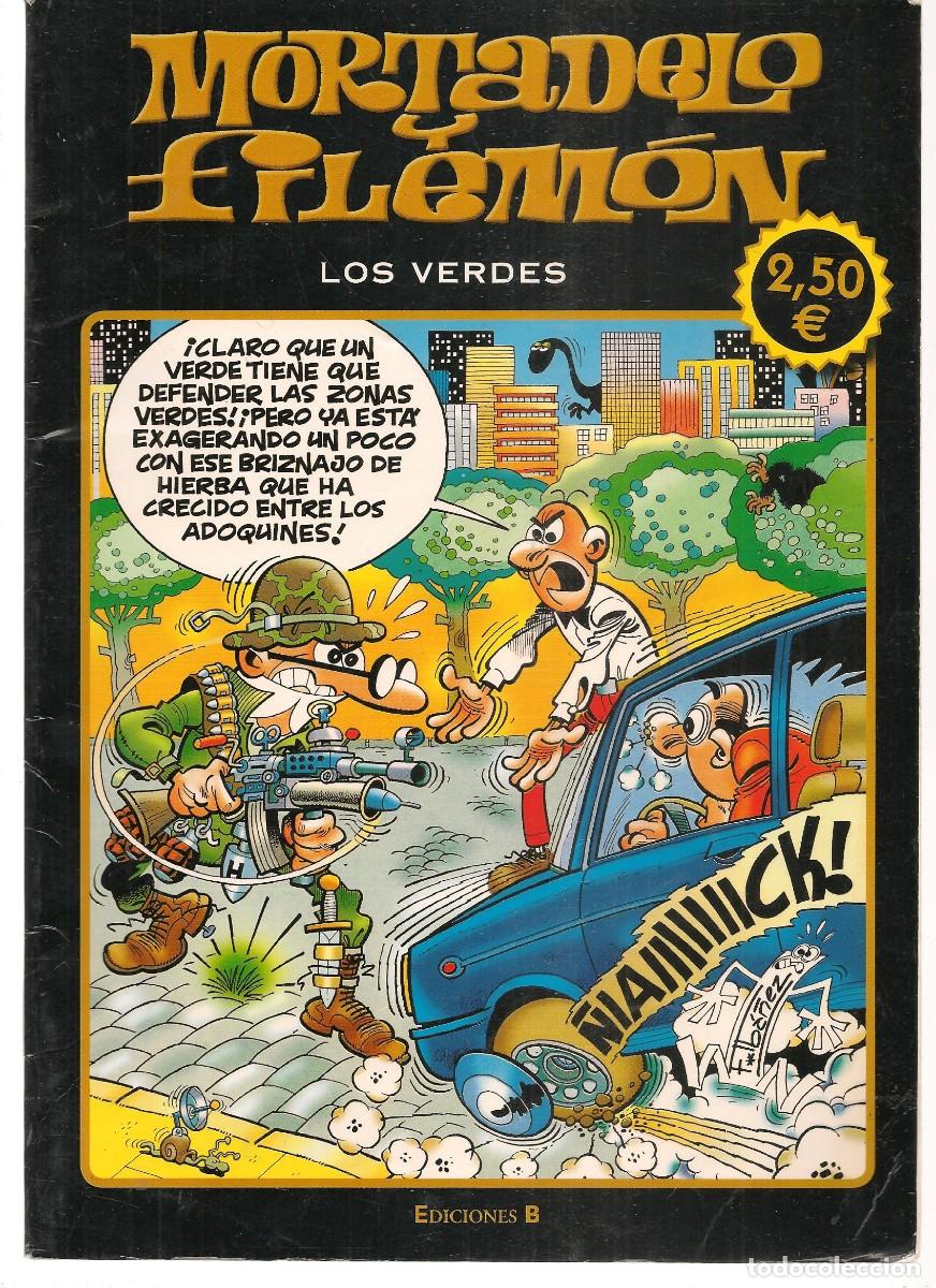 C&oacute;mics: MORTADELO Y FILEM&Oacute;N. LOS VERDES. EDICIONES B. (C/A59) - Foto 1