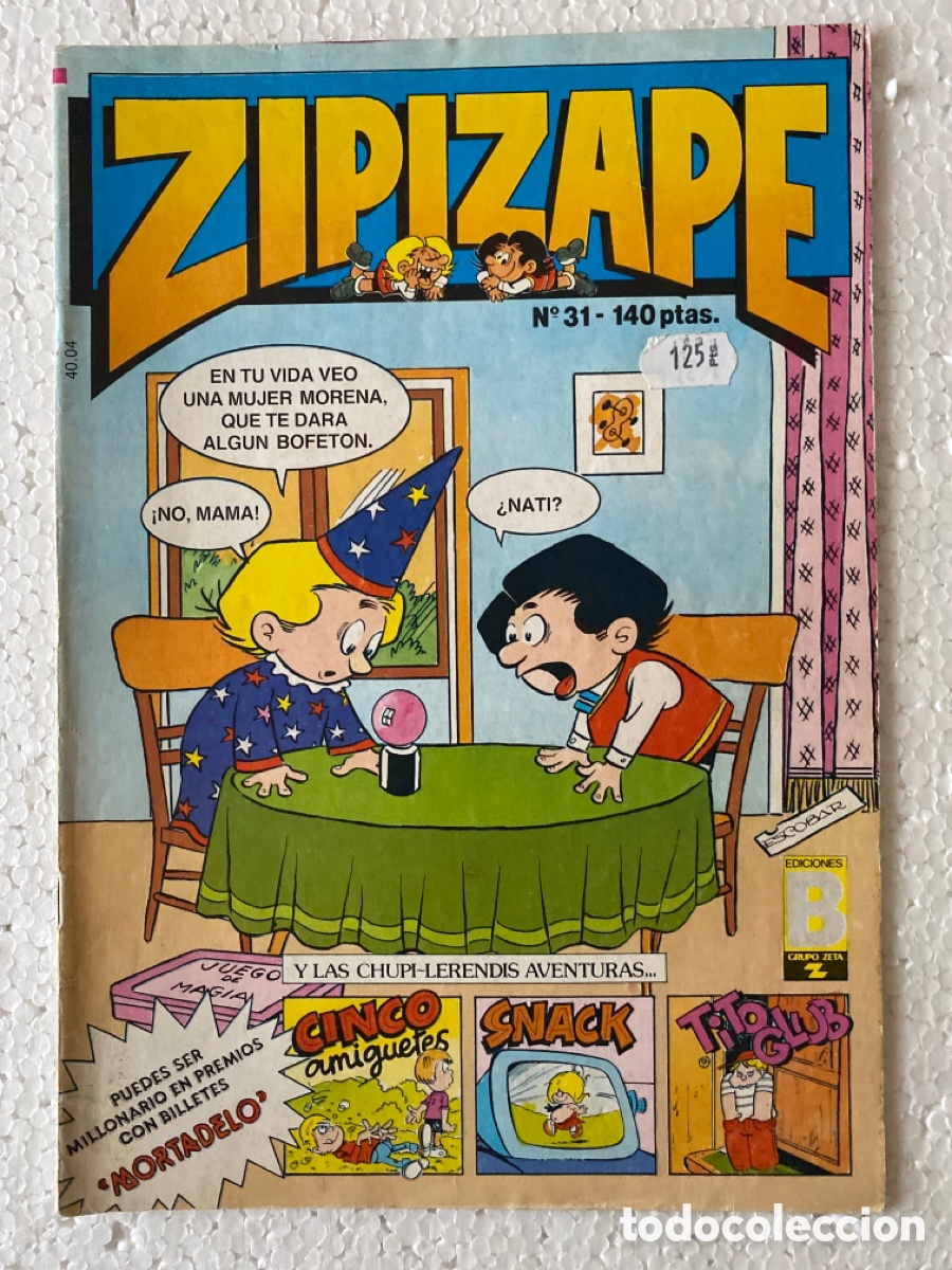 C&oacute;mics: ZIPI ZAPE #31 - EDICIONES B - &laquo;MUY BUEN ESTADO&raquo; - Foto 1