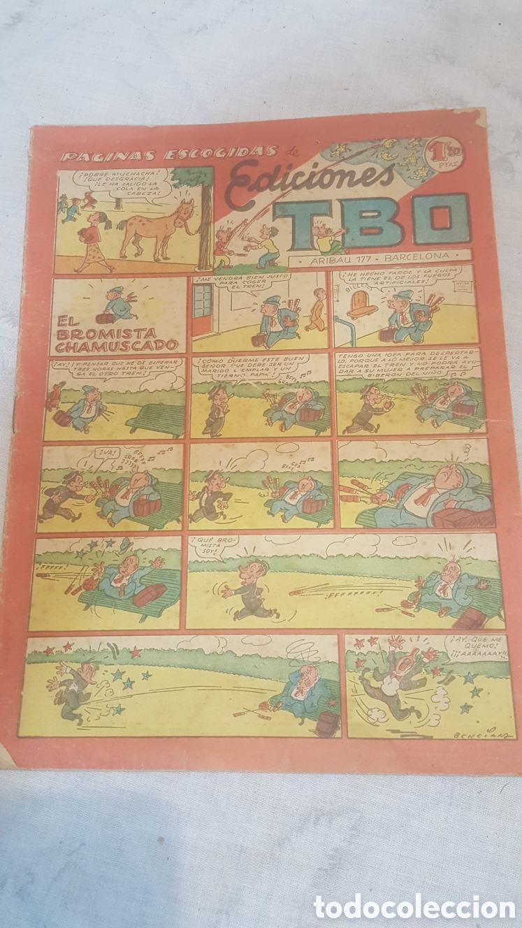 C&oacute;mics: P&Aacute;GINAS ESCOGIDAS DE TBO EL BROMISTA CHAMUSCADO - Foto 1