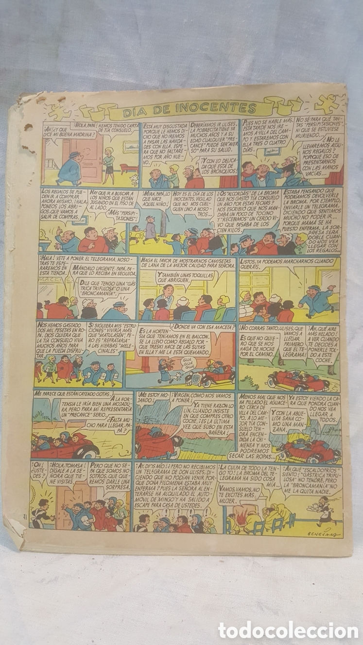 C&oacute;mics: ALMANAQUE HUMOR&Iacute;STICO DE TBO 1965 - Foto 2