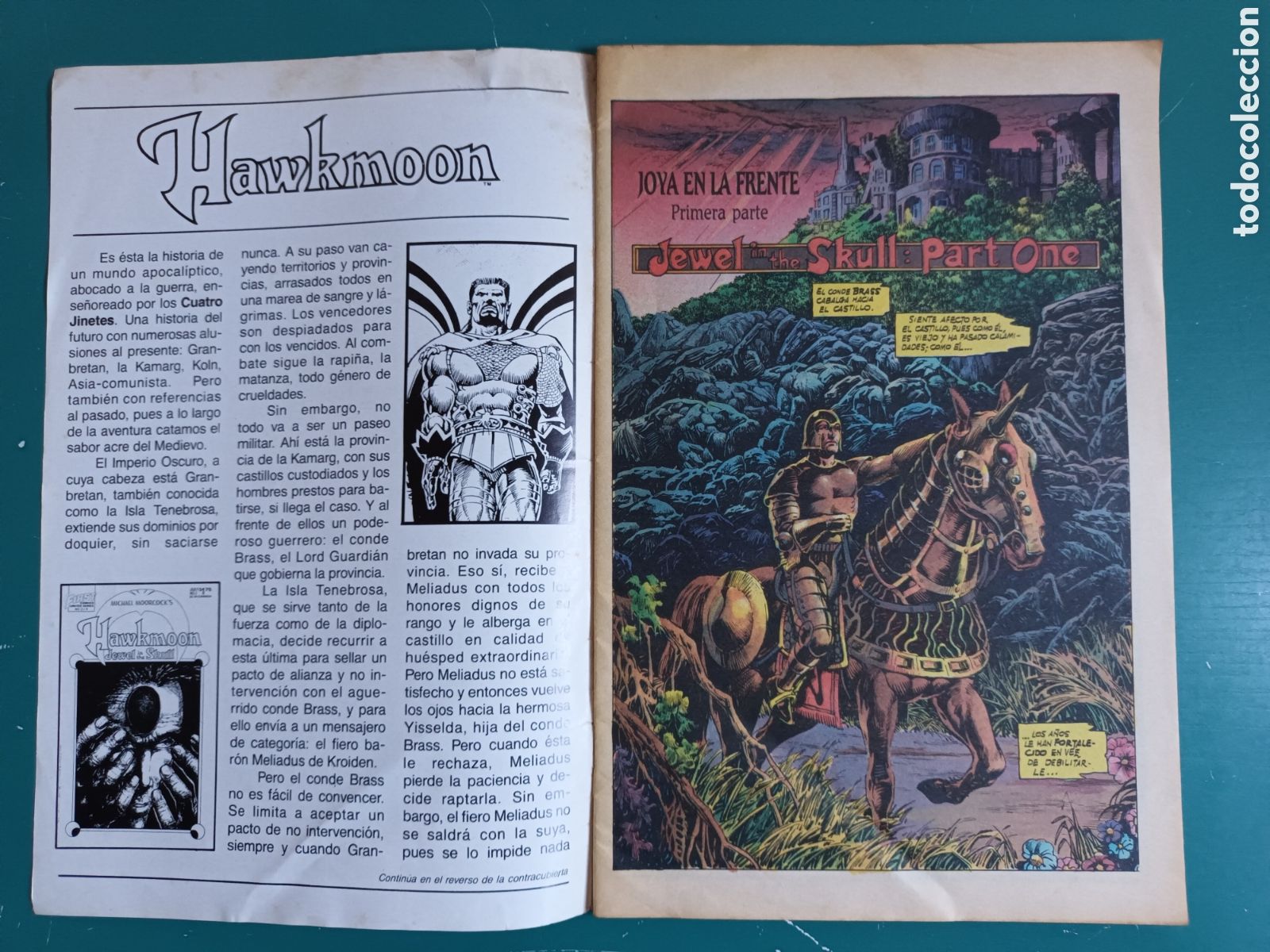 C&oacute;mics: Hawkmoon N&deg; 1 EDICIONES B - FIRST COMICS 1988 Joya en la frente - Foto 2