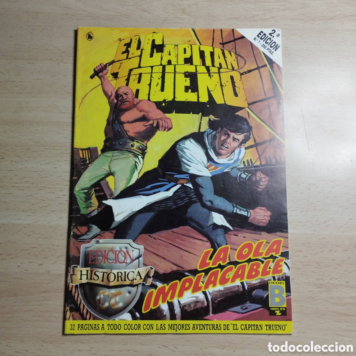 C&oacute;mics: El capit&aacute;n Trueno 2&ordf; Edici&oacute;n 1989 N&ordm;7 La ola implacable. - Foto 1