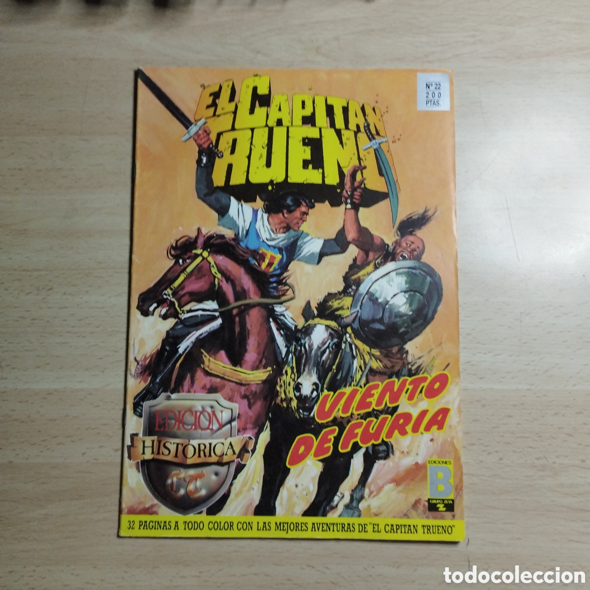 Comics : El capitán Trueno Nº22 1987 Viento de Furia.