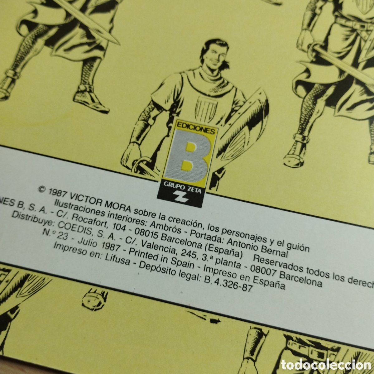 C&oacute;mics: El capit&aacute;n Trueno N&ordm;23 1987 Lucha de Titanes. - Foto 3