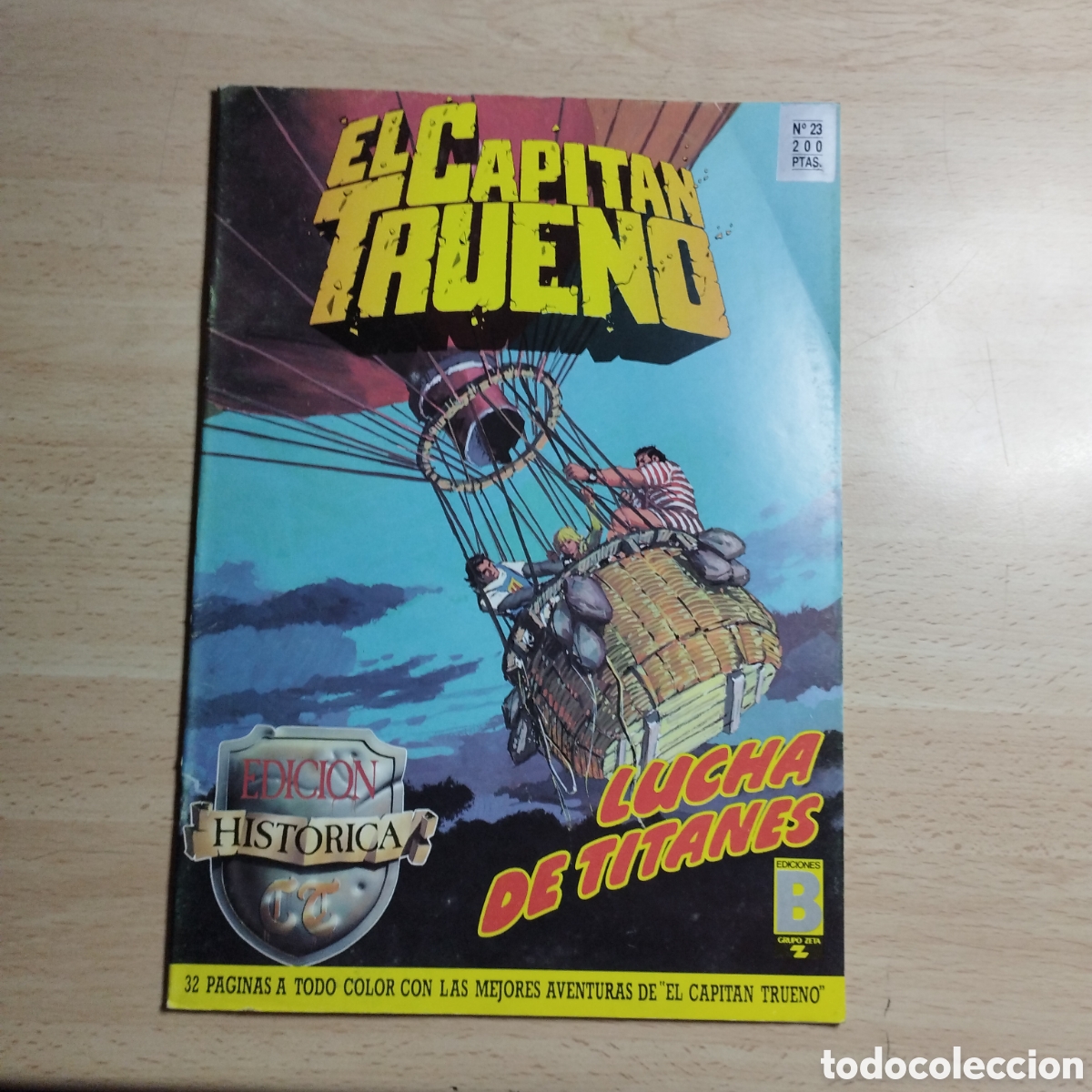 C&oacute;mics: El capit&aacute;n Trueno N&ordm;23 1987 Lucha de Titanes. - Foto 1