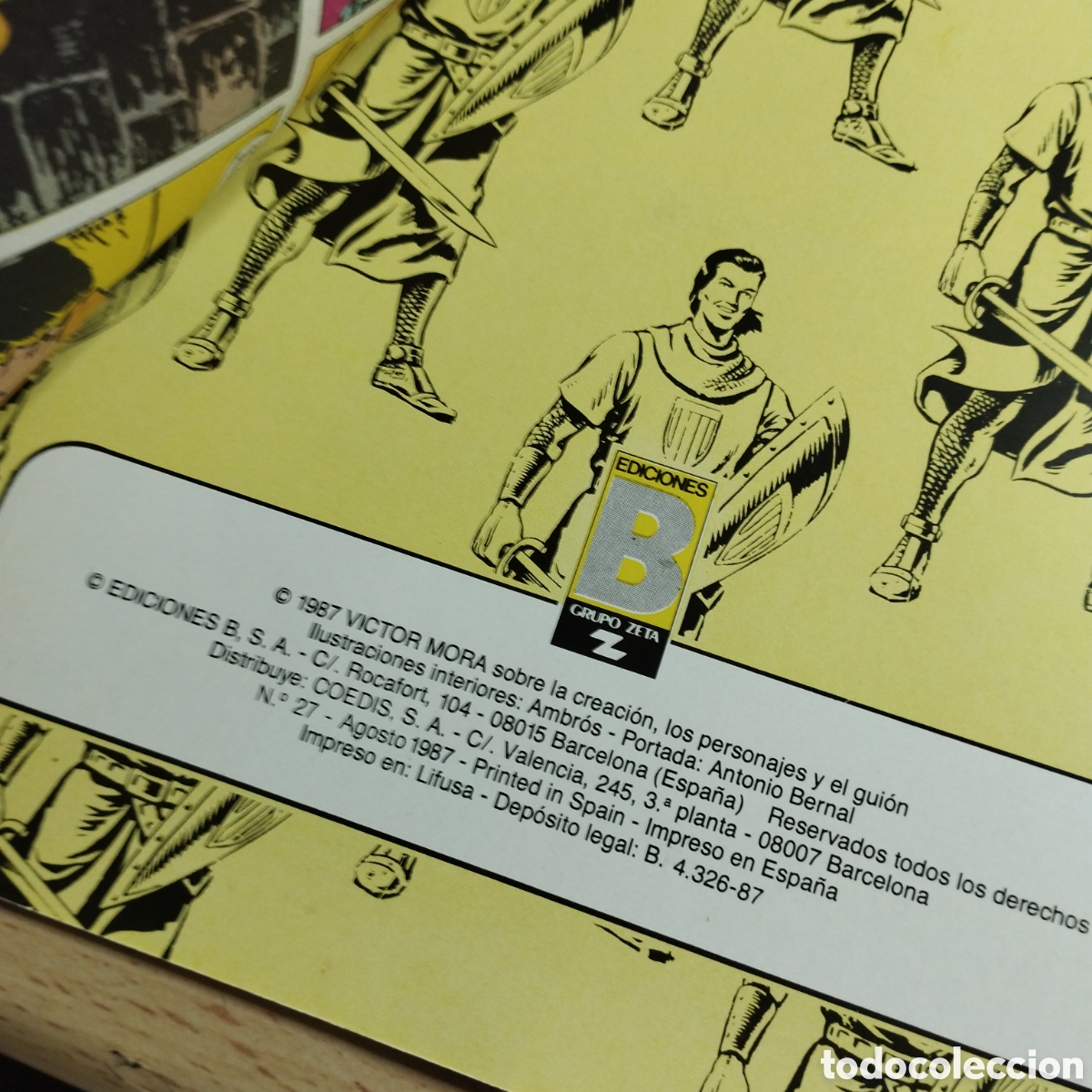 C&oacute;mics: &Eacute;l capit&aacute;n Trueno N&ordm;27 1987 Los normandos de Osfold - Foto 5