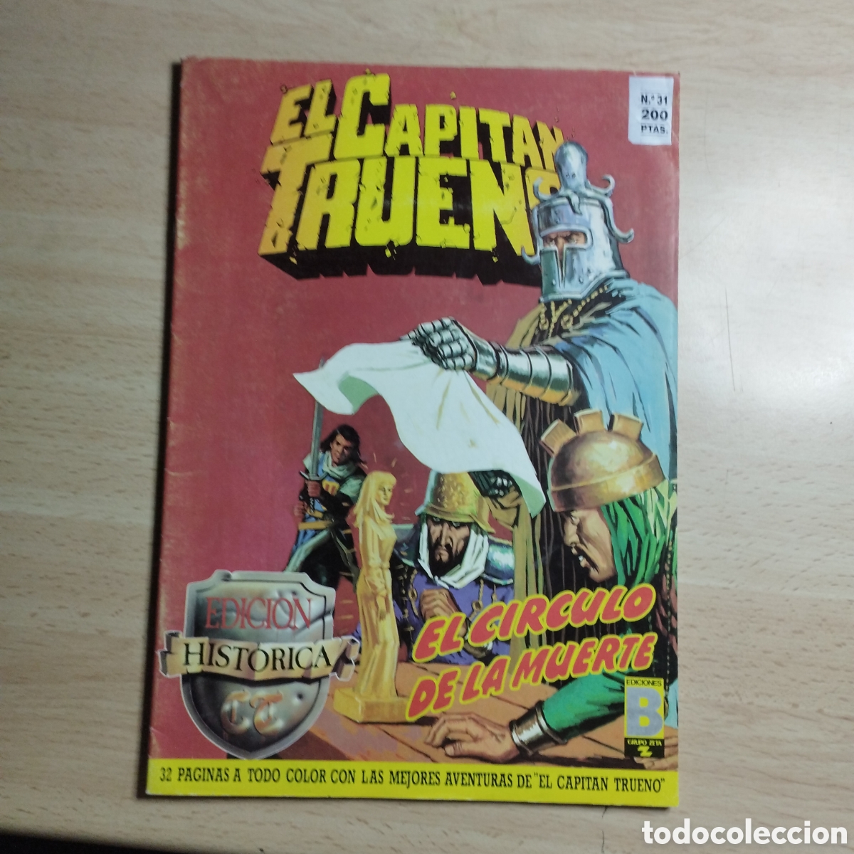 C&oacute;mics: El capit&aacute;n Trueno N&ordm;31 1987 El c&iacute;rculo de la muerte. - Foto 1