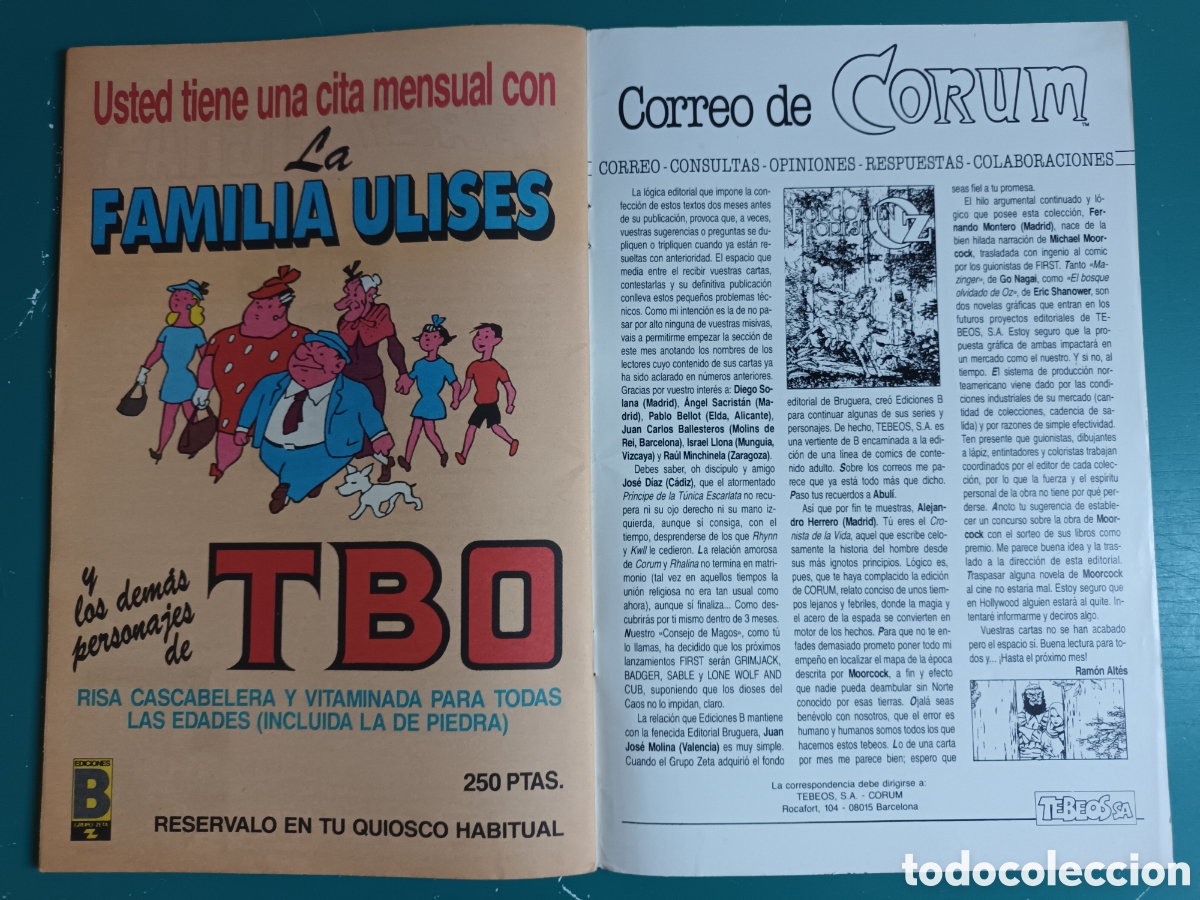 C&oacute;mics: Corum N&deg; 9 EDICIONES B - FIRST COMICS 1989 La Nube de la Discordia - Foto 10