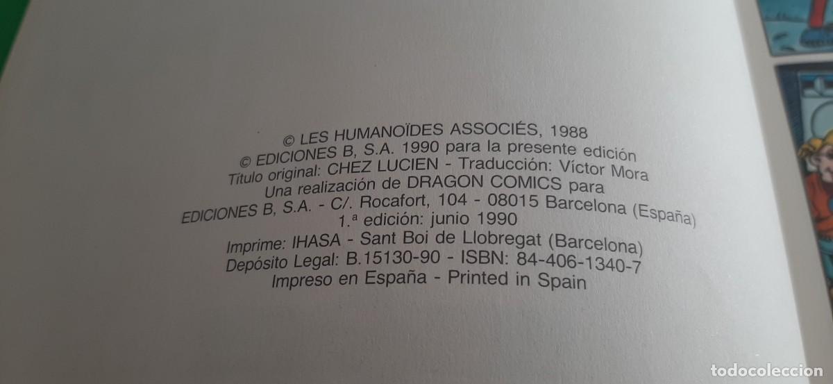 C&oacute;mics: EL BAR DE LUCIEN. EDICIONES B. 1990 - Foto 5