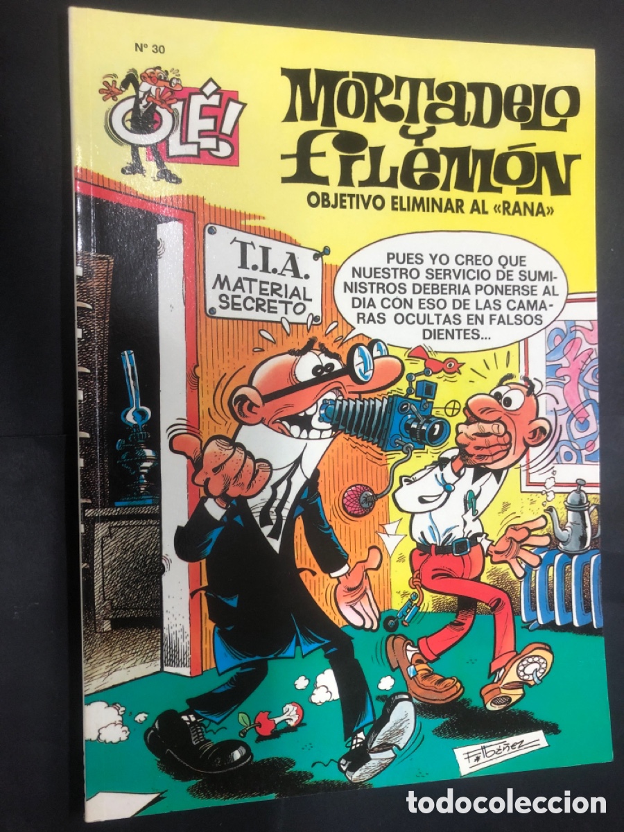 C&oacute;mics: COMIC MORTADELO Y FILEMON N&ordm; 30 EDICIONES B OBJETIVO ELIMANAR AL RANA - Foto 1