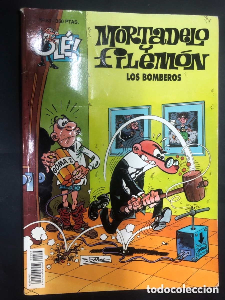 C&oacute;mics: COMIC MORTADELO Y FILEMON N&ordm; 53 EDICIONES B LOS BOMBEROS - Foto 1