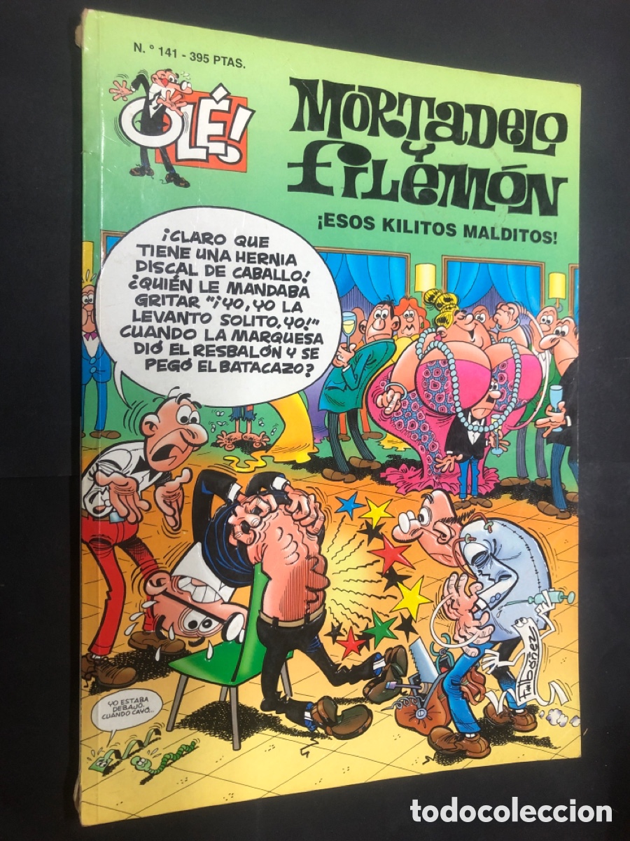 C&oacute;mics: COMIC MORTADELO Y FILEMON N&ordm; 141 EDICIONES B ESOS KILITOS MALDITOS - Foto 1
