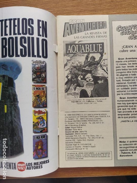 C&oacute;mics: GRAN AVENTURERO N&ordm; 12 - EDICIONES B (R) - Foto 3