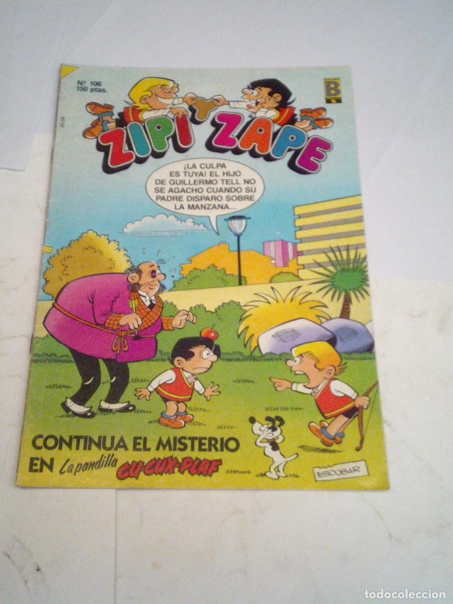 C&oacute;mics: ZIPI Y ZAPE - NUMERO 106 - EDICIONES B - BUEN ESTADO - CAJON 1 - Foto 1