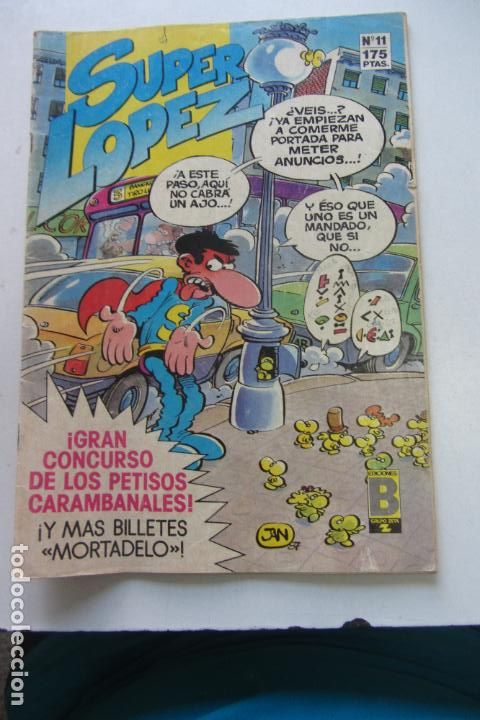 C&oacute;mics: revista SUPER LOPEZ N&ordm; 11. EDICIONES B 1987 ARX106 - Foto 1