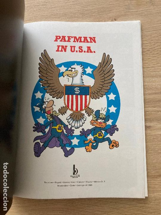 C&oacute;mics: TOP COMIC N&ordm; 3. PAFMAN IN USA. EDICIONES B 2&ordf; EDICION 2006. NUEVO - Foto 2
