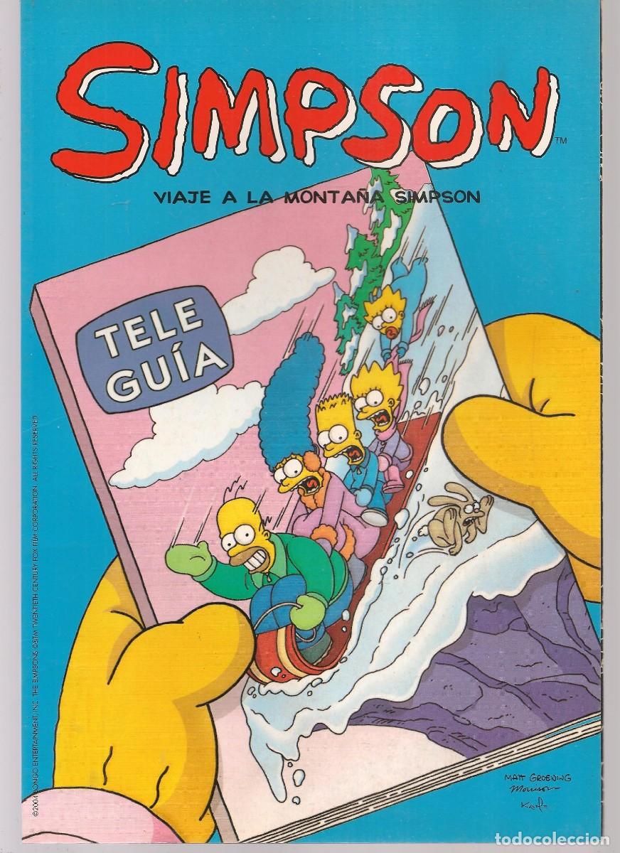 C&oacute;mics: SIMPSON. VIAJE A LA MONTA&Ntilde;A SIMSON. BONGO. EDICIONES B. PRENSA. 2004. (P/C49) - Foto 1