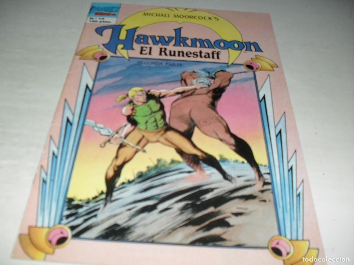 C&oacute;mics: MICHAEL MOORCOCKS HAWKMOON,EL RUNESTAFF, N&ordm;14,(DE 16)EDICIONES B,A&Ntilde;O 1988. - Foto 1