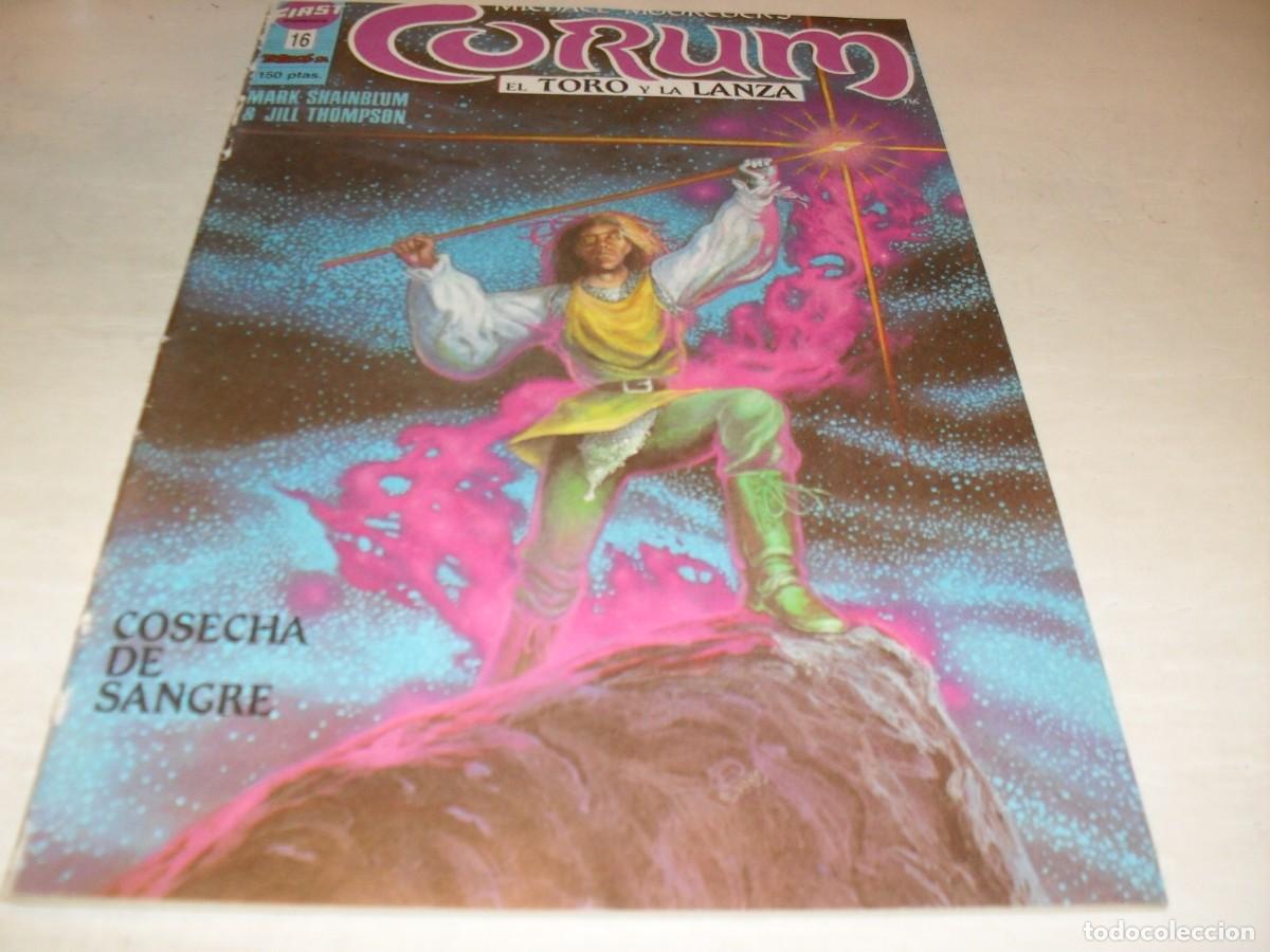 C&oacute;mics: MICHAEL MOORCOCKS CORUM,EL TORO Y LA LANZA 16,(DE 16)EDICIONES B,A&Ntilde;O 1988. - Foto 1