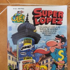 Cómics: SUPER LOPEZ Nº 20- UN CAMELLO SUBIÓ A UN TRANVÍA- OLE EDICIONS B (1991)