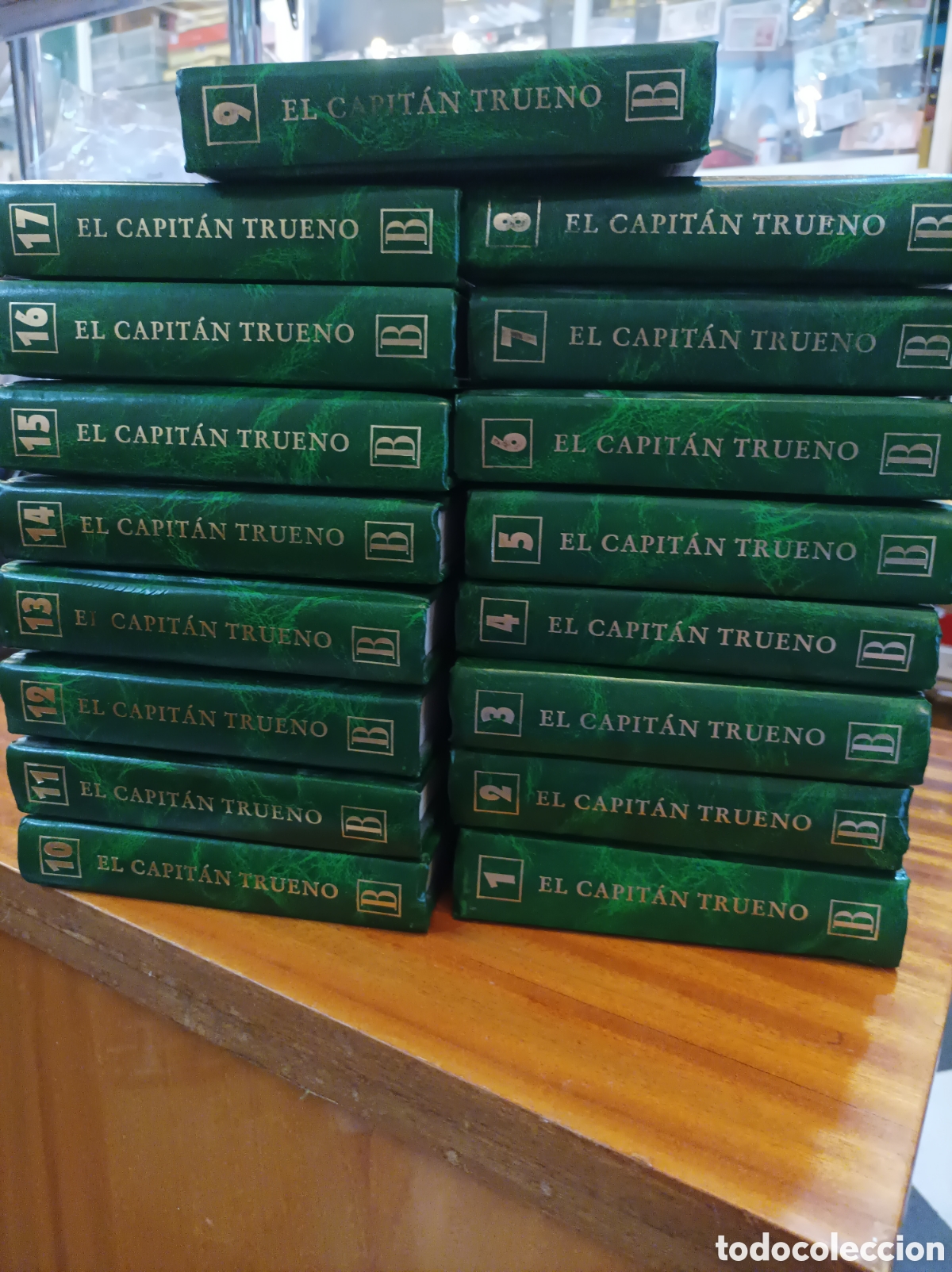 C&oacute;mics: EL CAPIT&Aacute;N TRUENO 17 VOLUMENES EDICIONES B 1996 COMPLETA - Foto 2