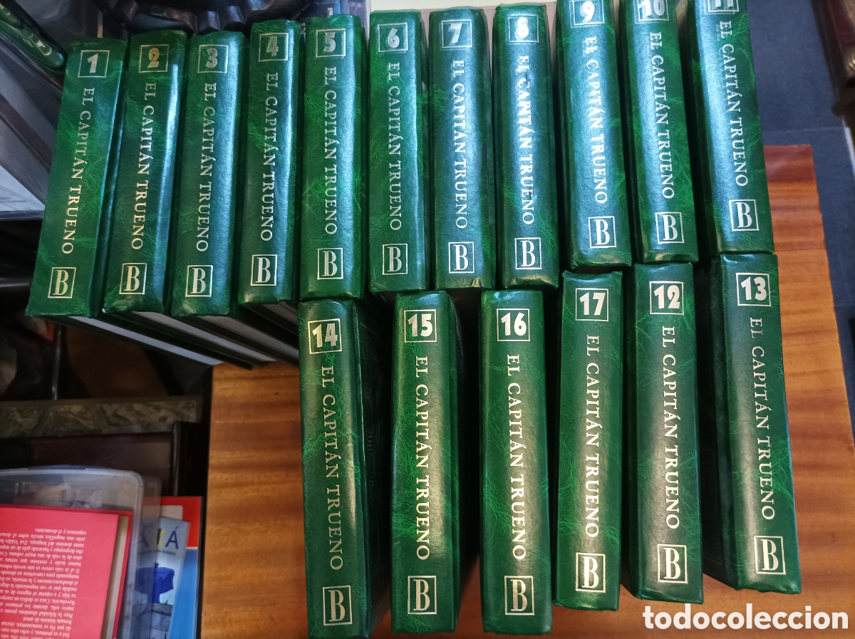 C&oacute;mics: EL CAPIT&Aacute;N TRUENO 17 VOLUMENES EDICIONES B 1996 COMPLETA - Foto 1