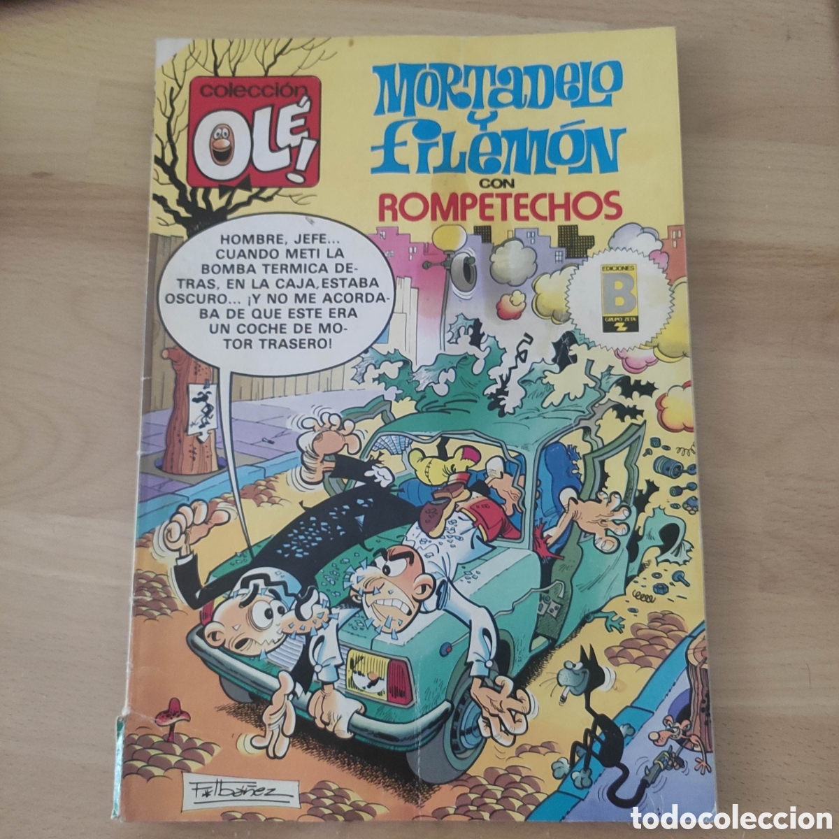 C&oacute;mics: MORTADELO FILEMON ROMPETECHOS 206 OLE EDICIONES B 1989 - Foto 1