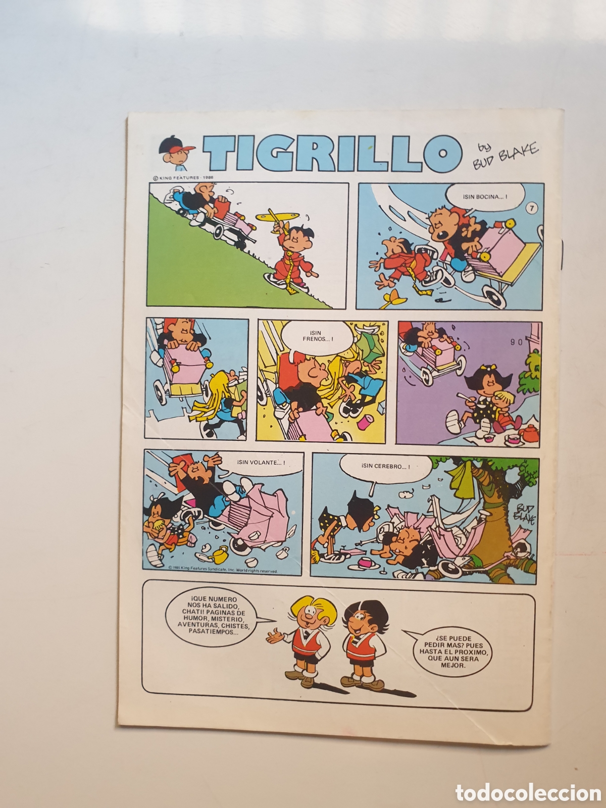 C&oacute;mics: ZIPI Y ZAPE N&deg;7. EDICIONES B 1987 - Foto 4