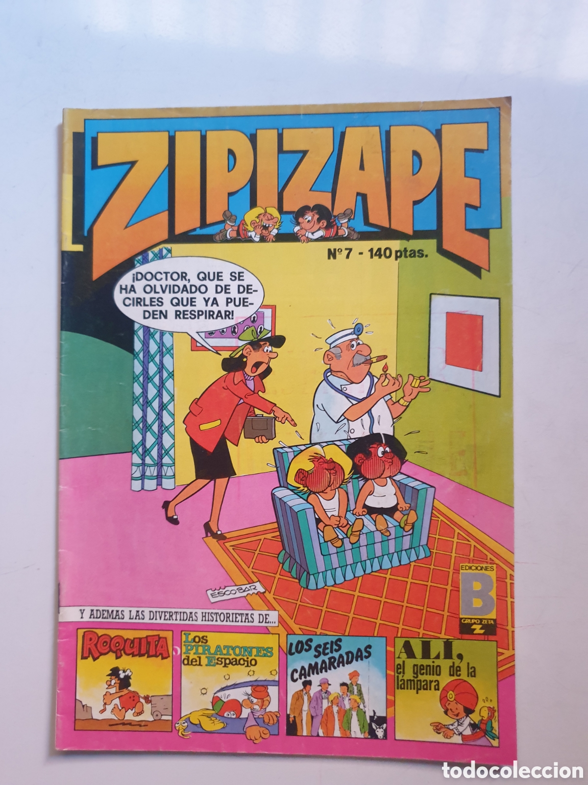 C&oacute;mics: ZIPI Y ZAPE N&deg;7. EDICIONES B 1987 - Foto 1