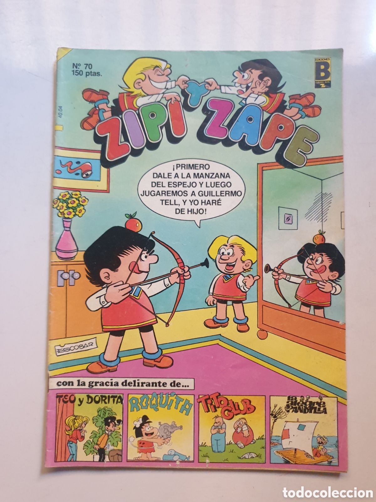 C&oacute;mics: ZIPI Y ZAPE N&deg;70. EDICIONES B 1988 - Foto 1