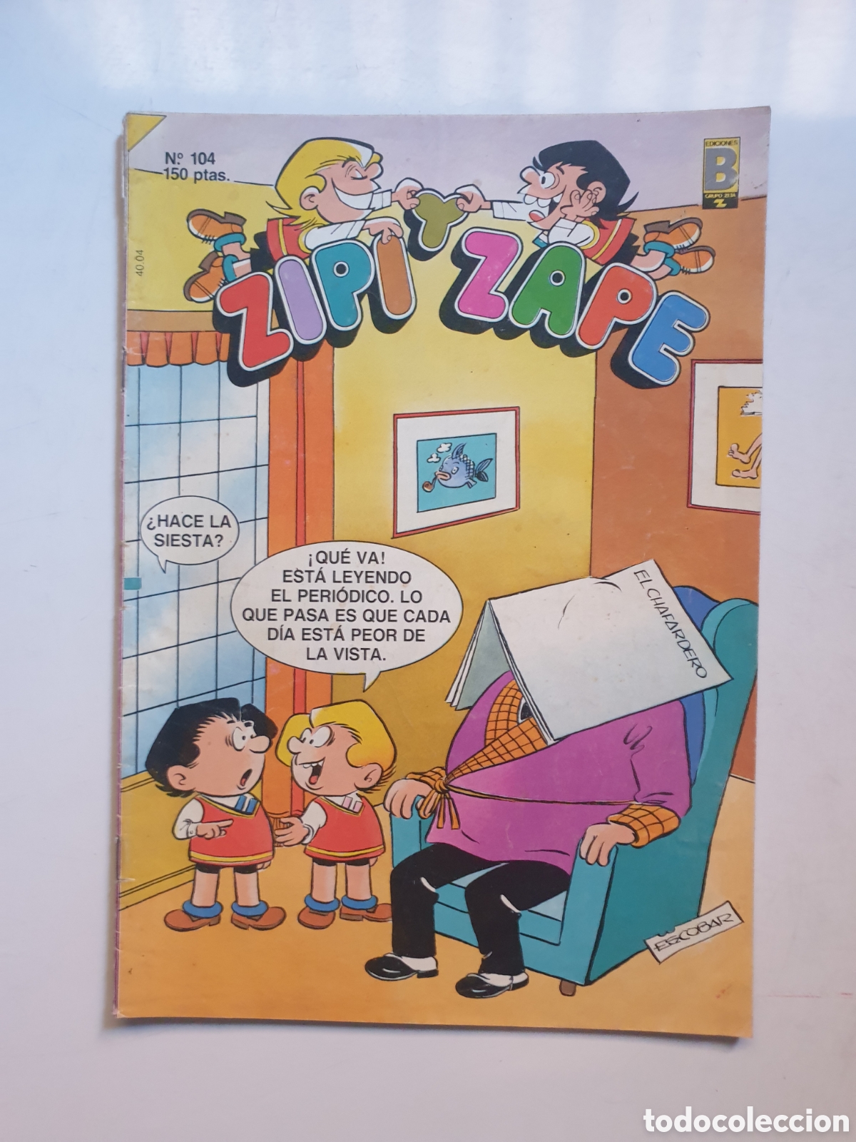 C&oacute;mics: ZIPI Y ZAPE N&deg;104. EDICIONES B 1989 - Foto 1