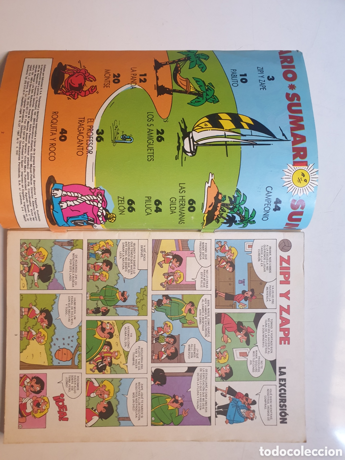 C&oacute;mics: ZIPI Y ZAPE EXTRA DE VERANO N&deg;9. EDICIONES B 1991 - Foto 2