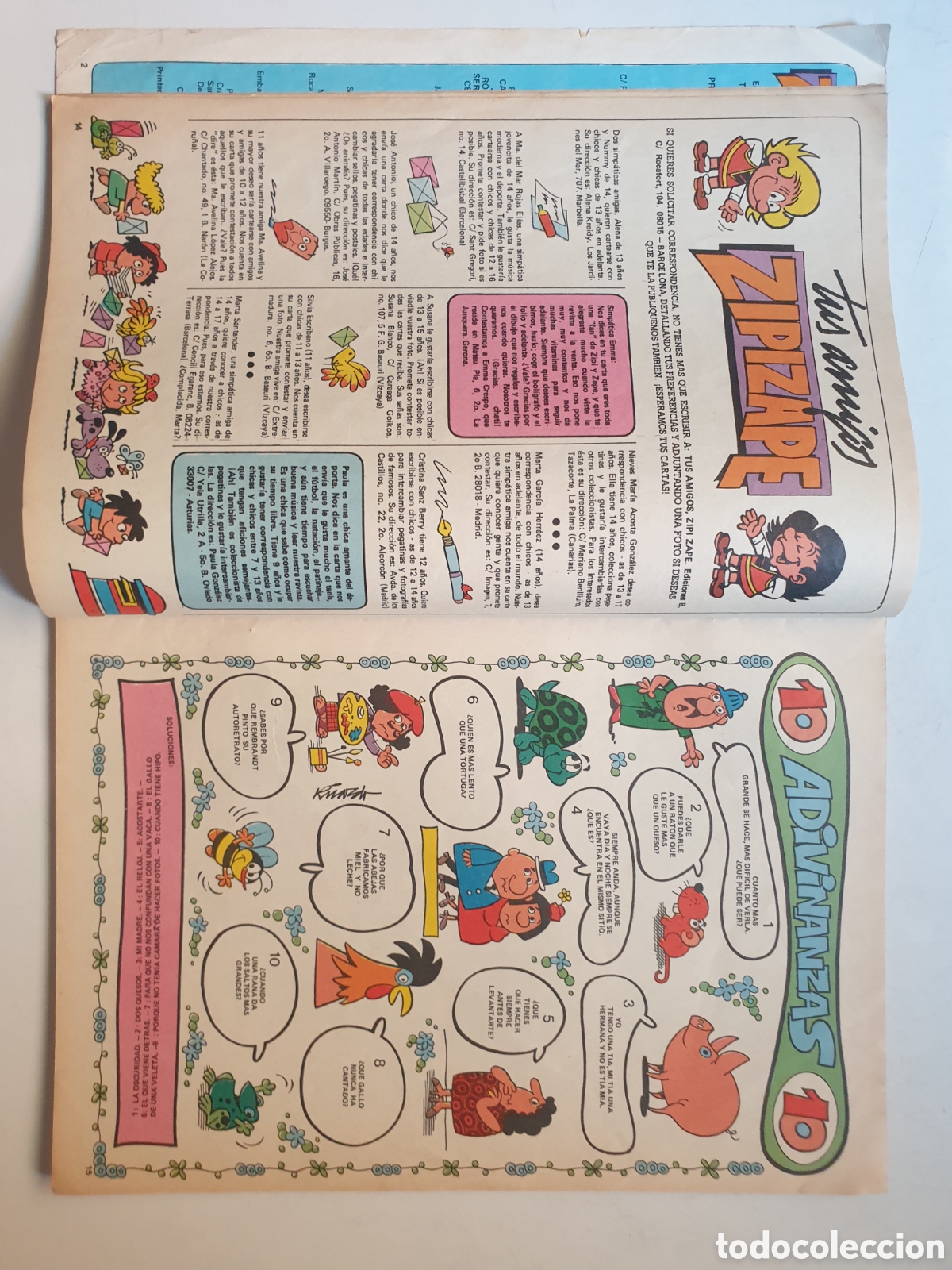 C&oacute;mics: ZIPIZAPE N&deg;15. EDICIONES B 1987 - Foto 3