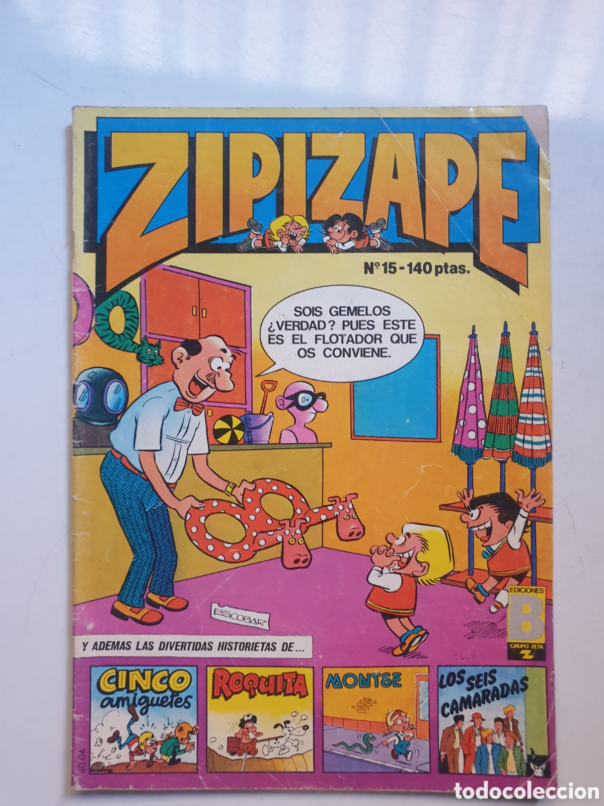 C&oacute;mics: ZIPIZAPE N&deg;15. EDICIONES B 1987 - Foto 1
