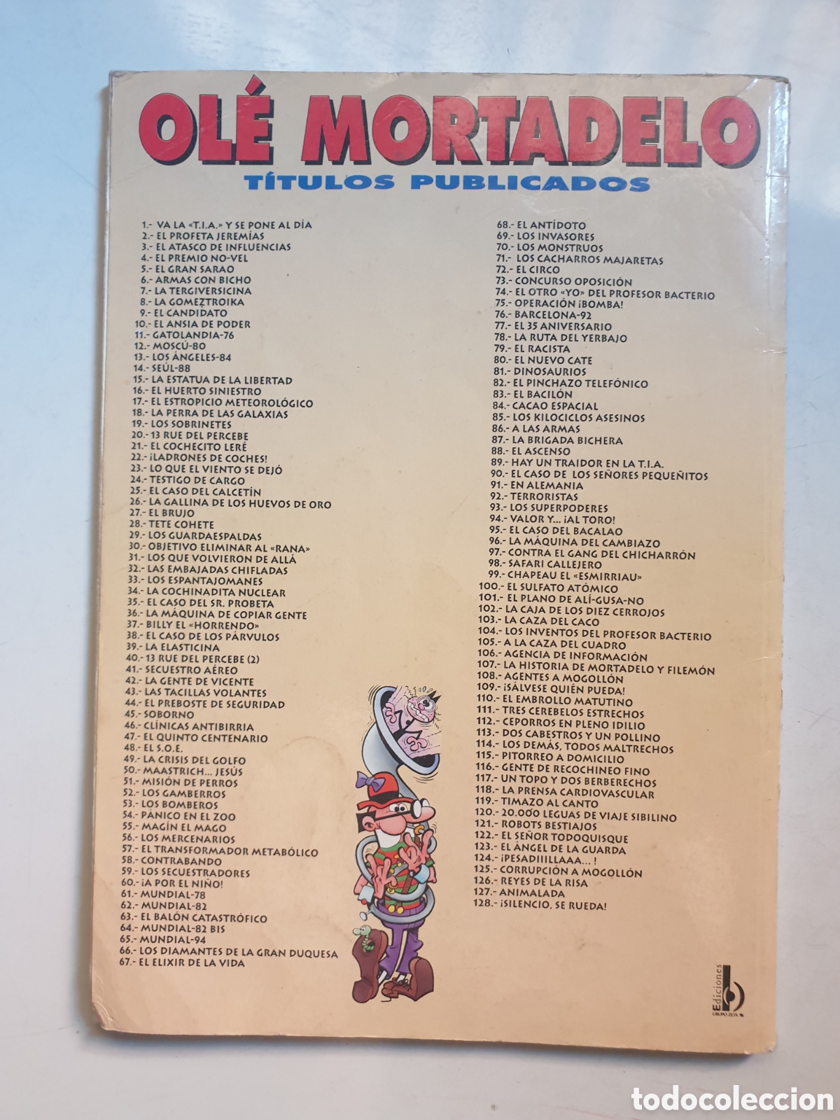 C&oacute;mics: MORTADELO Y FILEM&Oacute;N N&deg;54: PANICO EN EL ZOO. EDICIONES B, 1997 - Foto 5