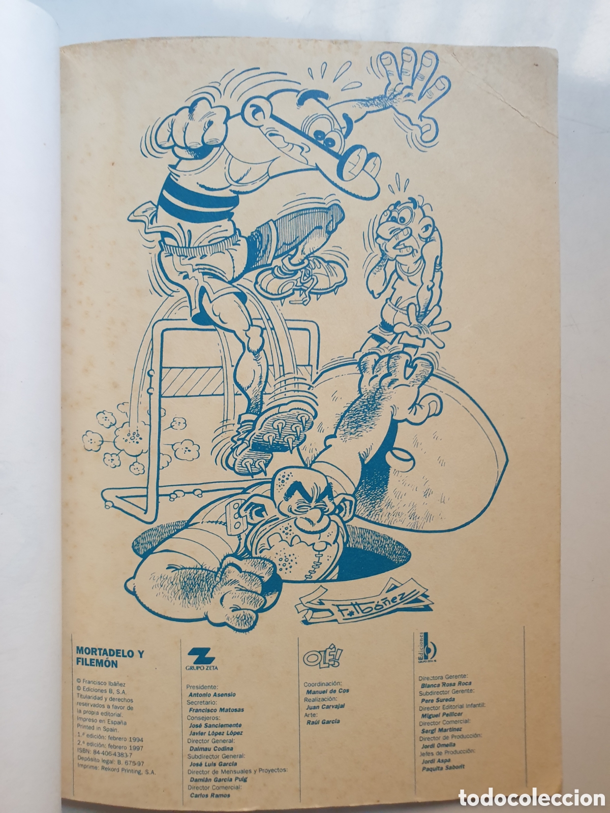 C&oacute;mics: MORTADELO Y FILEM&Oacute;N N&deg;54: PANICO EN EL ZOO. EDICIONES B, 1997 - Foto 6