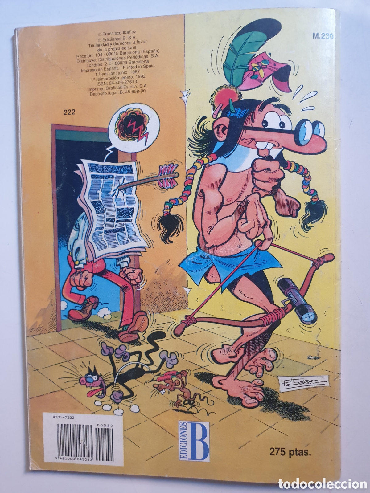 C&oacute;mics: MORTADELO Y FILEMON CON BOTONES SACARINO N&deg;230. EDICIONES B, 1992 - Foto 4