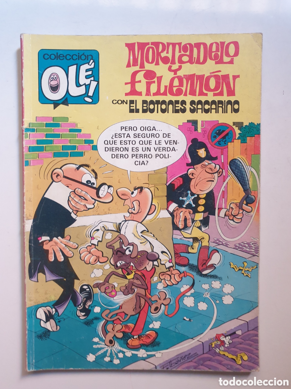 C&oacute;mics: MORTADELO Y FILEMON CON BOTONES SACARINO N&deg;230. EDICIONES B, 1992 - Foto 1