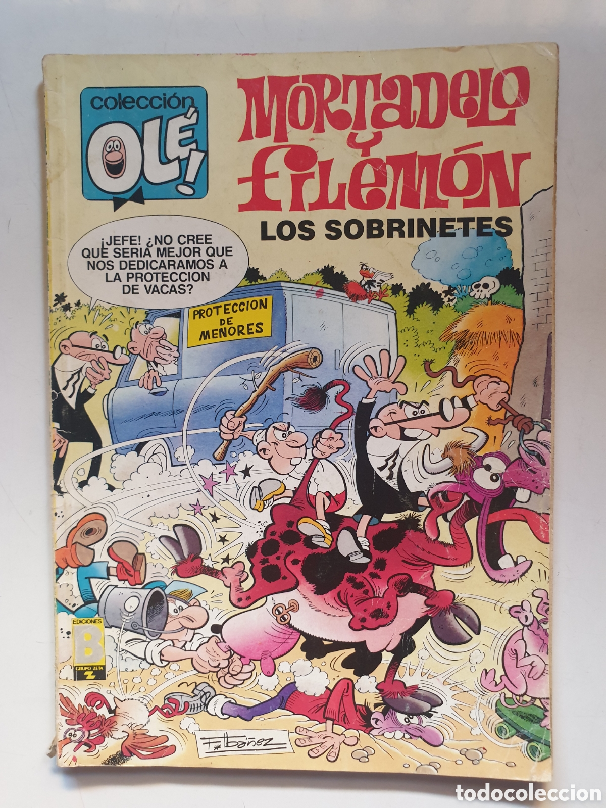 C&oacute;mics: MORTADELO Y FILEMON N&deg;343: LOS SOBRINETES. EDICIONES B, 1988 - Foto 1